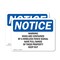 Signmission Warning Dogs Are Contained By A Wireless, 5 in W x Rectangle, Vinyl Decal OS-2PACK-NS-D-35-L-18909 - alternate 1